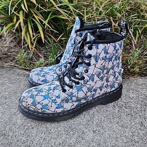 Doc Dr Martens Delaney Brooklee Finn Adventure Time Boots Canvas Youth 3 Shoes